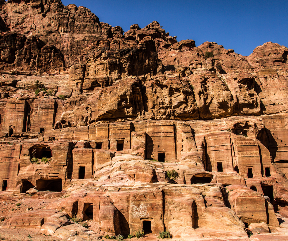 antiguas poblaciones de Petra
