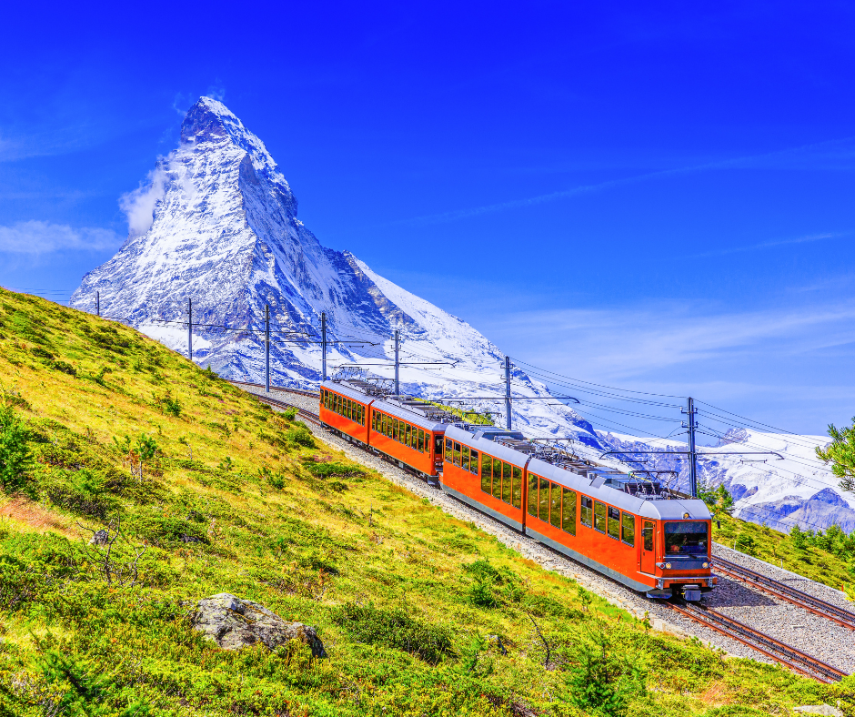 Suiza en tren