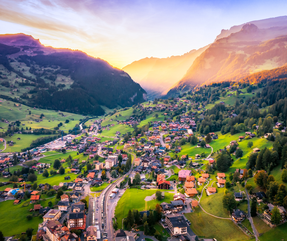 Recorrer Suiza en tren hasta Grindelwald